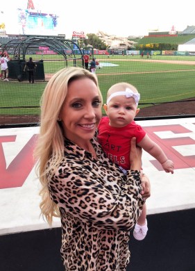 Hayden and I at Angel Stadium