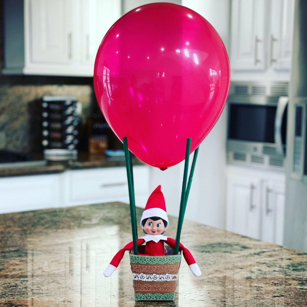 Elf on the Shelf - Hot Air Balloon